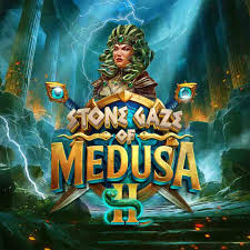 Stone Gaze of Medusa 2 online game logo by Stakelogic on casinovacasinos-fi.com